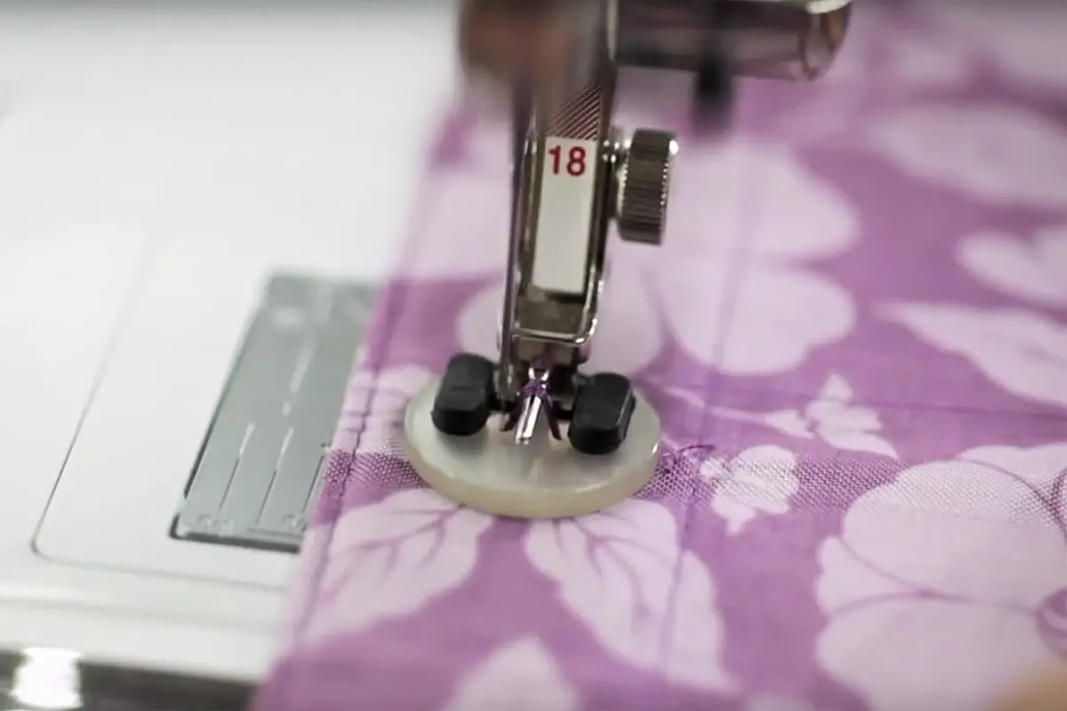 How To Sew On a Button With 2 Holes