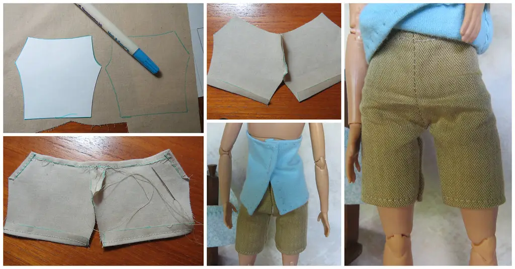 How to sew barbie shorts and other fashion clothes