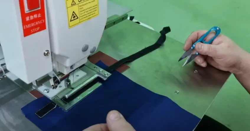 How to sew on velcro strips with sewing machine?